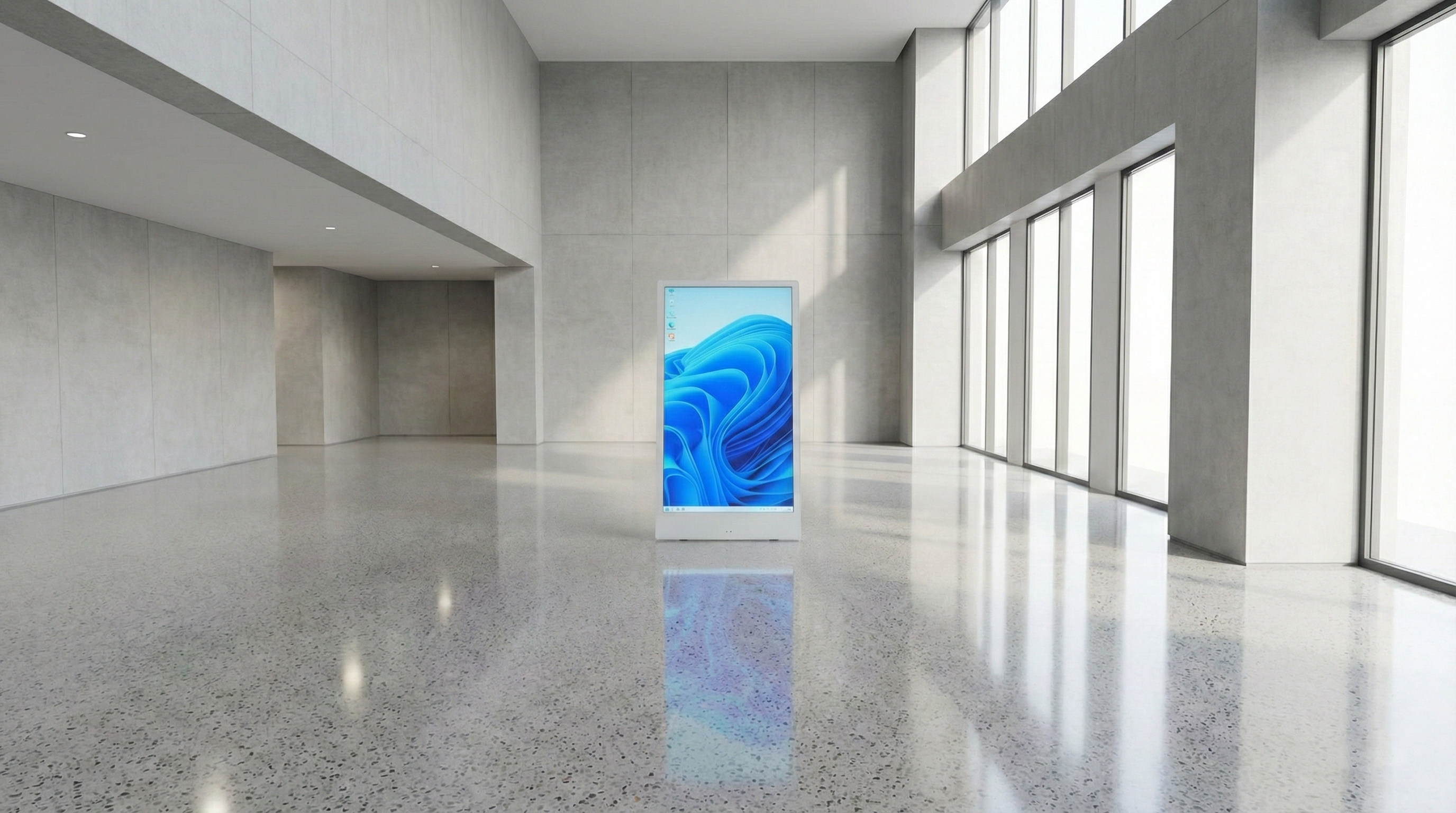 55インチ屋外用インチポータブルサイネージ（充電式）