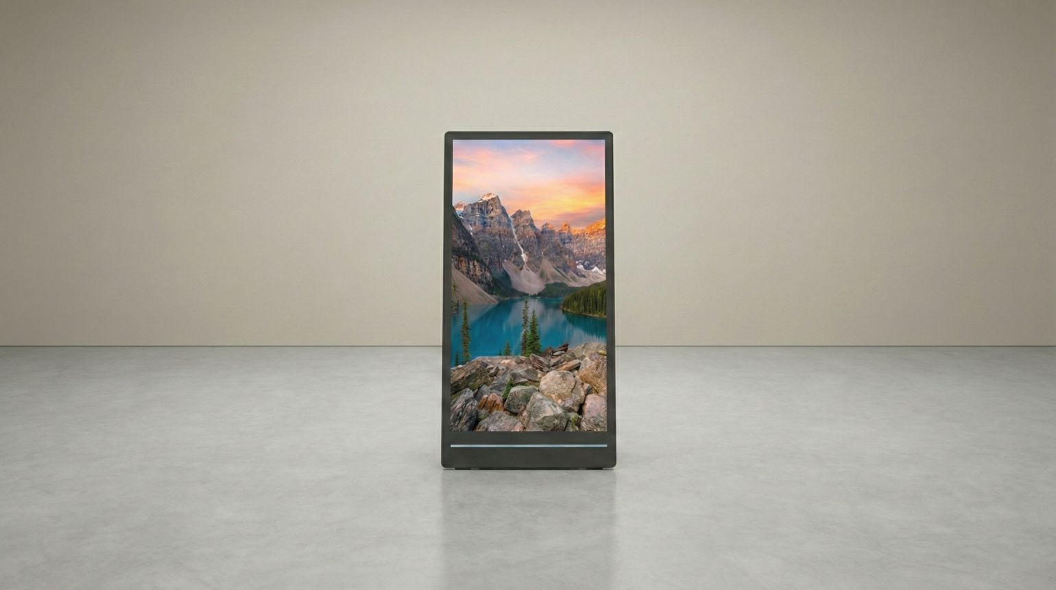 55インチ屋外用インチポータブルサイネージ（充電式）